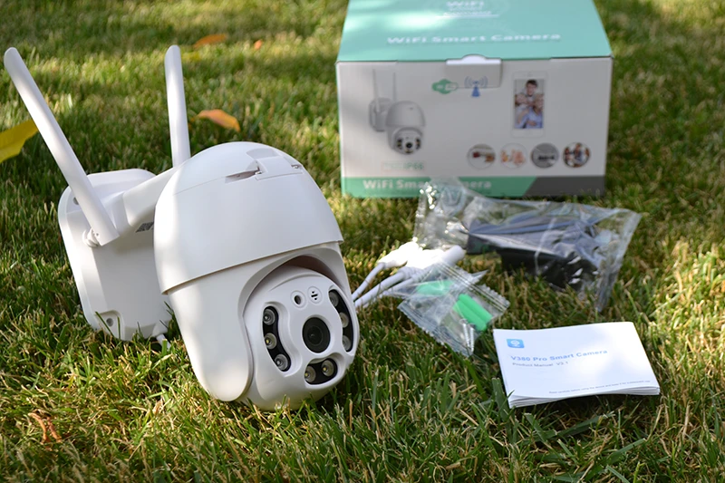 Wi-Fi камера відеоспостереження V380 Pro IPC-V380-Q8-1