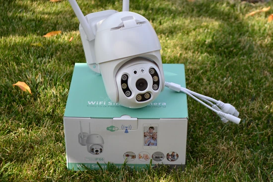 Вулична, поворотна Wi-Fi камера відеоспостереження V380 Pro