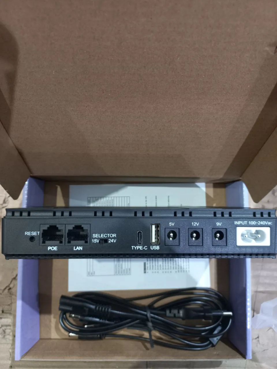 Фото Mini UPS DC1019P