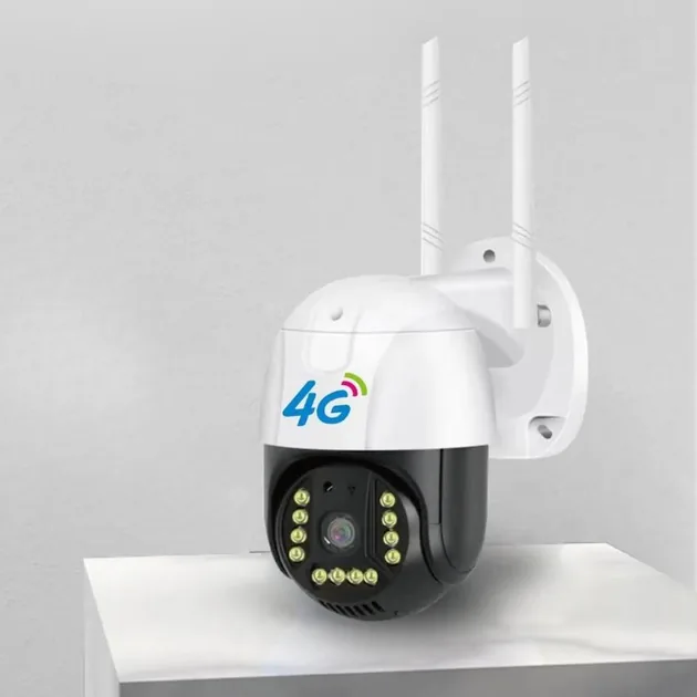 4G камера відеоспостереження (PTZ, V380 Pro, нічне бачення, для вулиці)