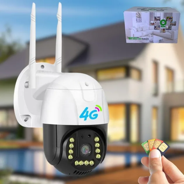 4G камера, PTZ, V380 Pro