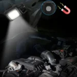 Акумуляторний LED ліхтарик-брелок з магнітом