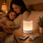 Акумуляторний LED нічник Mini Touch Lamp RGB з пультом ДК
