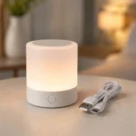 Акумуляторний LED нічник Mini Touch Lamp RGB із сенсорним керуванням та пультом
