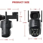 Розміри камери BOAVISION D4W4MP