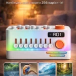 Генератор білого шуму JoyPro S660Pro із звуком співу плашок, дощу, дзвону, вогнища