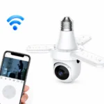 Wi-Fi камера з функцією лампи, PTZ, і записом на карту пам'яті