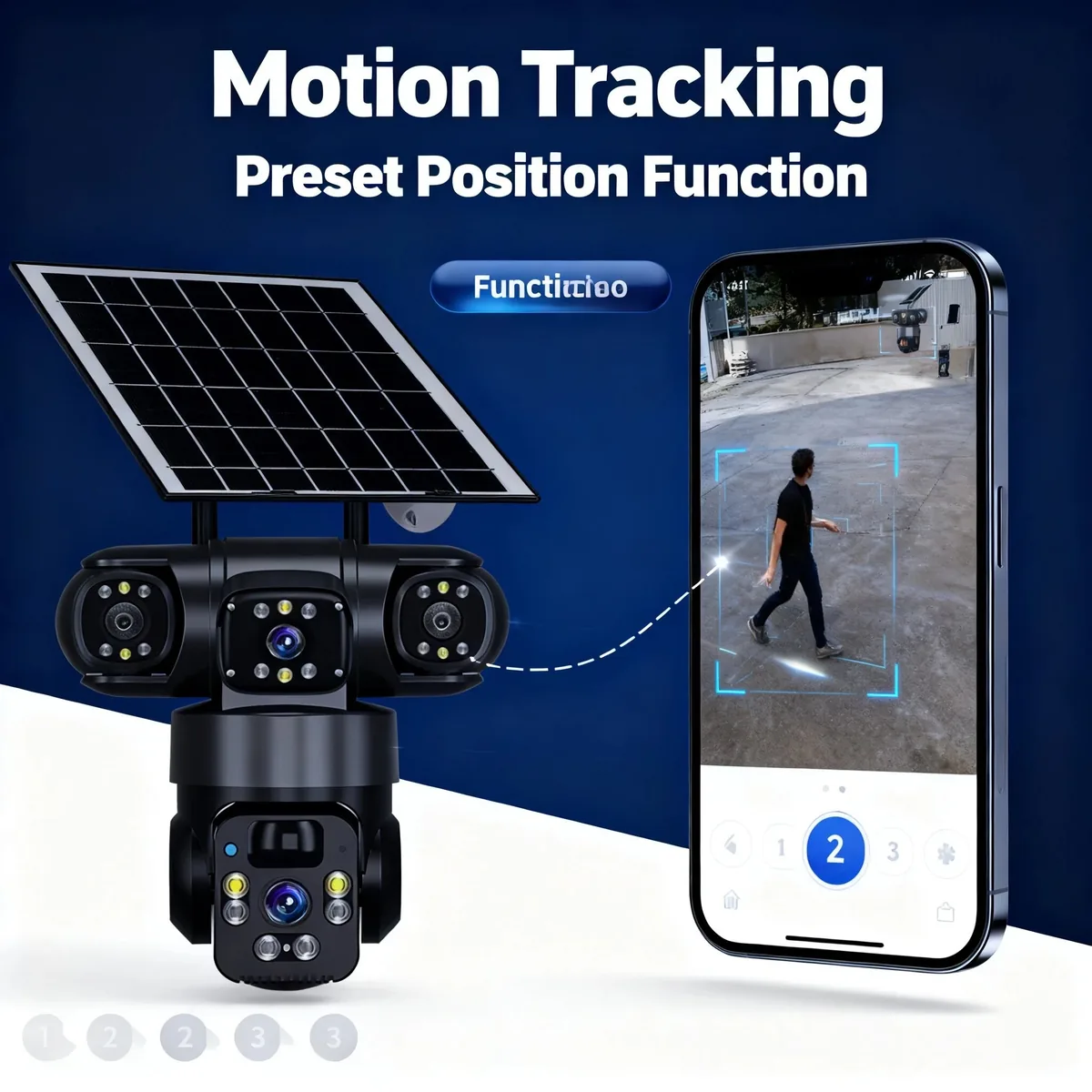 Робота датчику руху та виявлення людини на камері відеонагляду JNice JE-1905