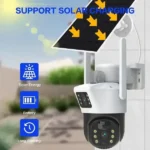 Вулична камера відеоспостереження V36-4G SOLAR із сонячною панеллю та підтримкою SIM карт