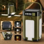 Кемпінговий ліхтар MH-868 із сонячною зарядкою та функцією Power Bank