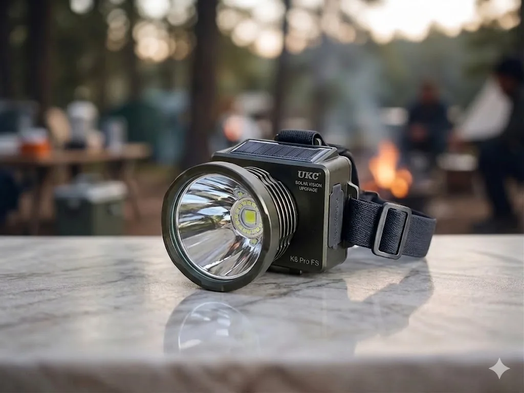 Налобний LED ліхтар UKC K8 Pro FS