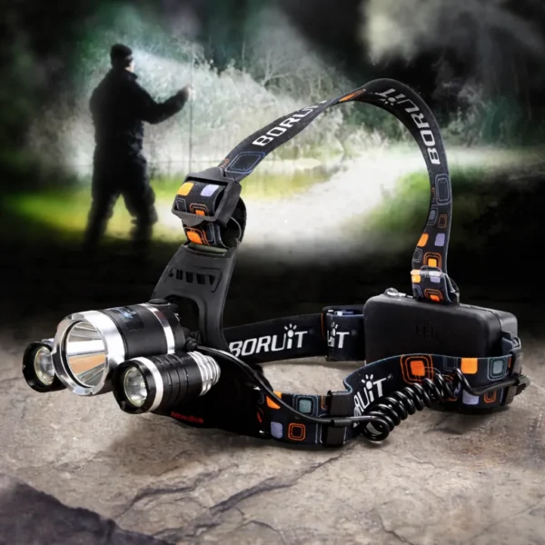 Налобний ліхтар BORUIT RJ3000
