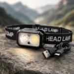 Ліхтар F51 Sensor Headlight з червоним, жовтим та білим світлом