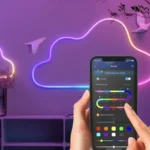 Керування неоновою стрічкою через додаток на телефоні через Блютуз