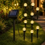 Садова LED гірлянда Solar Garden Light з 20 кулями