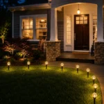 Варіант встановлення LED гірлянди Solar Garden Light