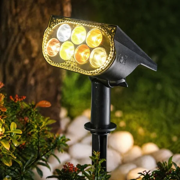 Садовий LED прожектор Color Gradient Solar Spot Lawn Light
