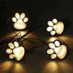 Садовий сонячний світильник Solar Paw Print Lights «Лапки»