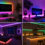 Світлодіодна RGB стрічка SMD 5050 для підсвічування телевізора, кімнати, меблів