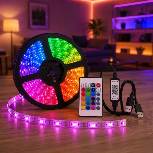 Світлодіодна RGB стрічка SMD 5050 10 метрів