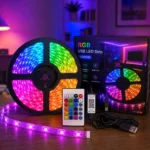 20 метрова світлодіодна стрічка з живленням від USB та керуванням через телефон або пультом ДК