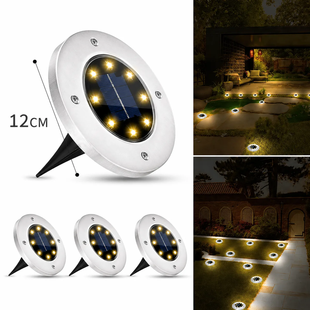 Світильник підсвітка Solar Pathway Lights