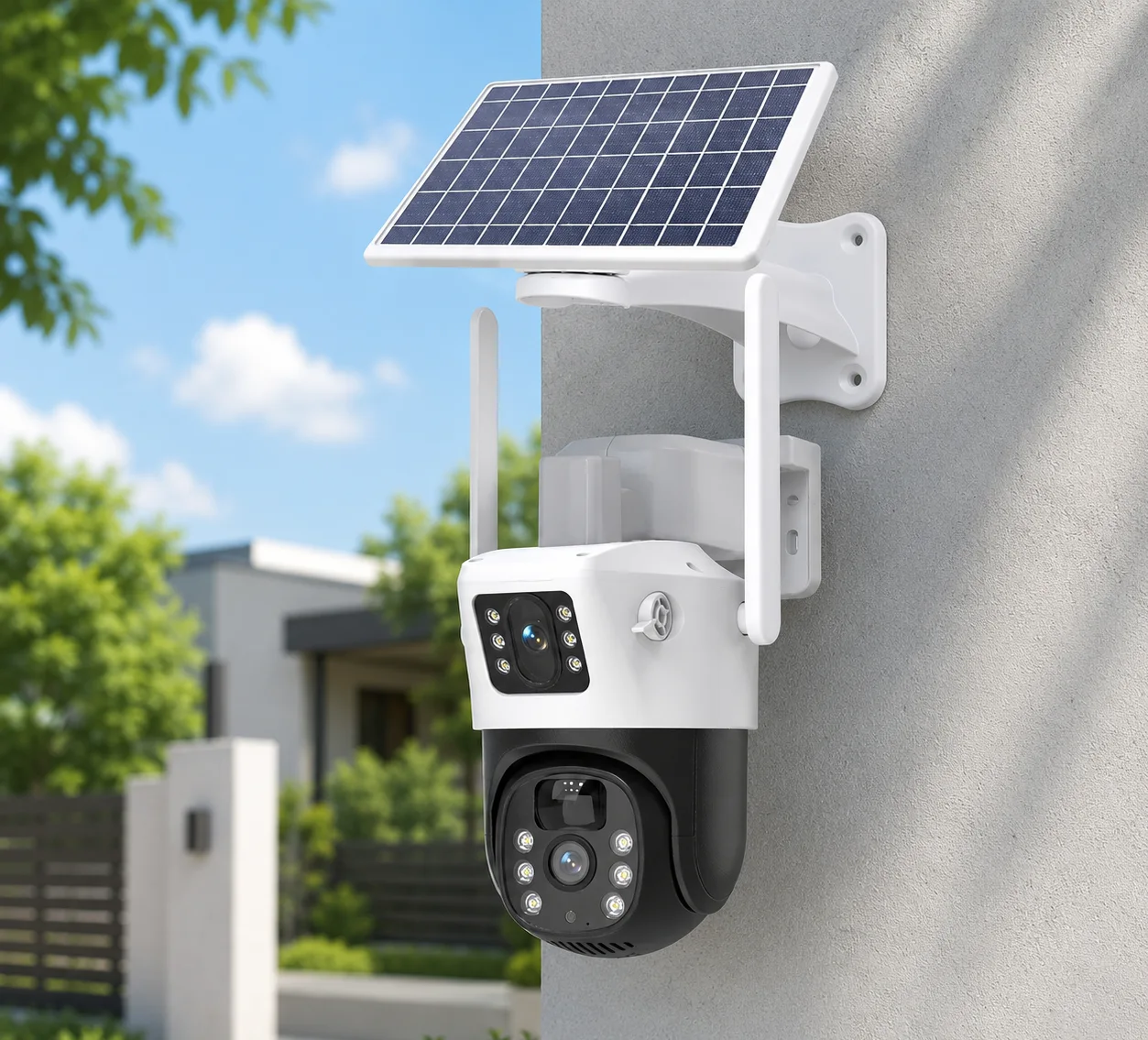 4G вулична камера відеоспостереження V36-4G SOLAR