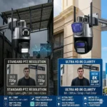 Вулична Wi-Fi камера відеоспостереження P-11 iCSee 6 Мп