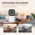 Поворотна Wi-Fi камера Wyze Cam Pan v3 для кімнати або вулиці