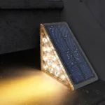 Світильник для сходинок з 13 LED, акумулятором та зарядкою від сонця