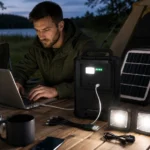 Портативна сонячна станція CCLAMP CL-083-38 для освітлення під час відключень електроенергії
