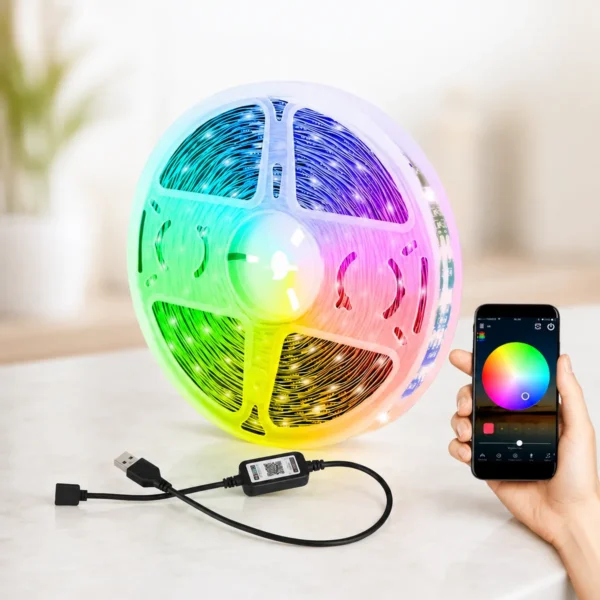 Розумна RGB LED стрічка 5м з Bluetooth