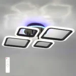 Стельова LED-люстра X-595 з підсвіткою та пультом