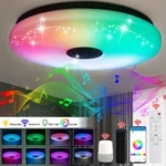 Стельовий LED світильник LUMINARIA SATURN з підключенням до телефону по Блютуз