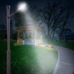 Вуличний світильник на стовп Solar Street Light BL BK120-6COB