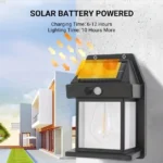 Вуличний фасадний світильник Solar Wall Lamp K-888 з живленням від сонця та датчиком руху
