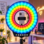 Кільцева RGB лампа для блогерів MJ-451