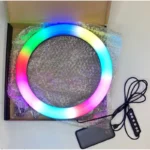 Кільцева RGB LED лампа 30 см для прямих ефірів, фото, відео