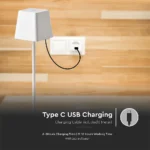 Стильна акумуляторна лампа Cozy (HP400B), 5 Вт, біла
