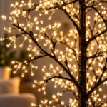 Світлодіодне дерево, висота 1,8 м, 1500 LED з теплим білим світлом