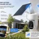 Вулична Wi-Fi камера з підключенням до інтернету без проводів
