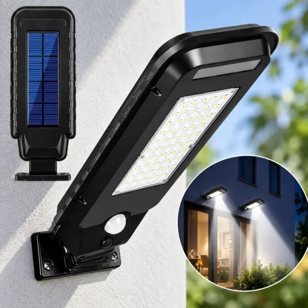 Зовнішній світильник Solar Motion Sensor Light на сонячній батареї з датчиком руху